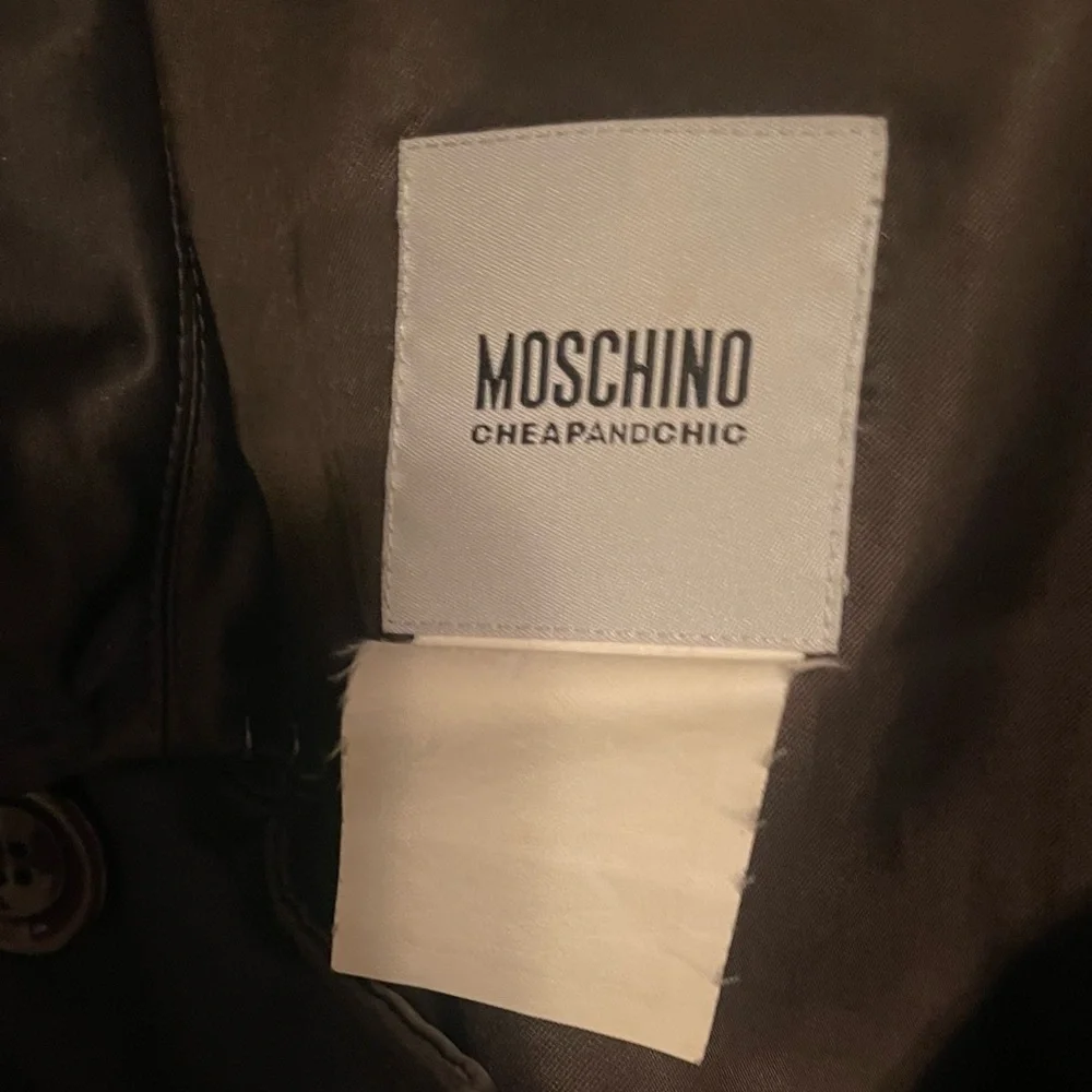 Moschino Black  Women's jacket with cape - Picture 3 of 8
